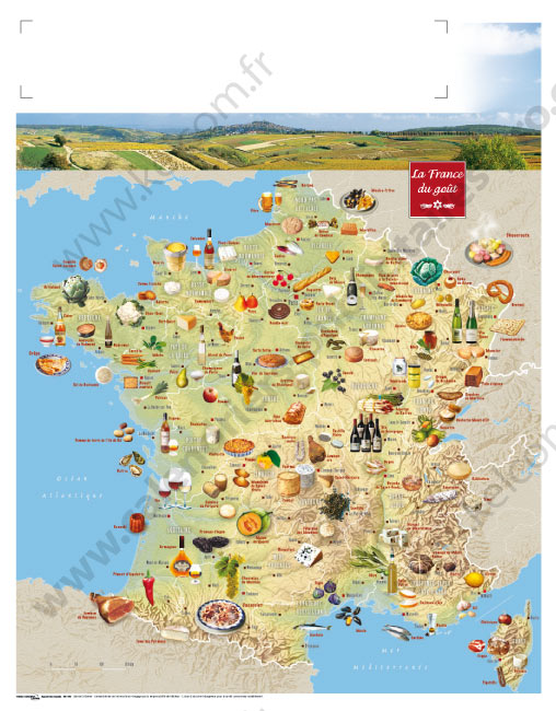 carte des specialites de france