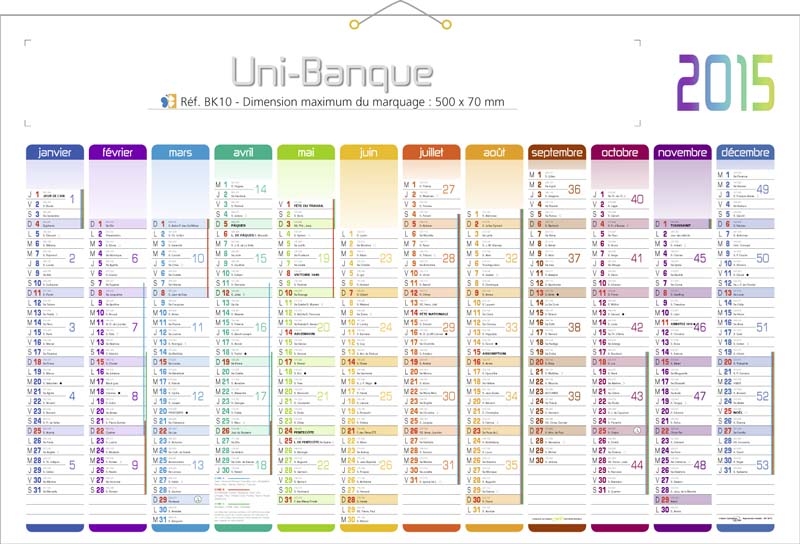 calendrier quantieme