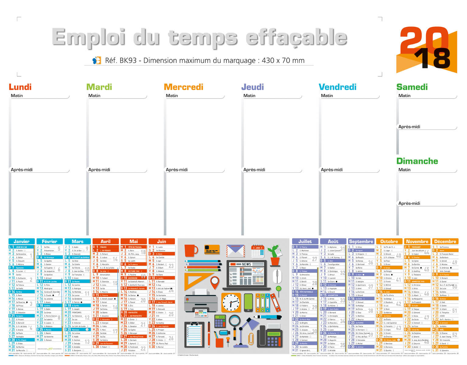 calendrier planning publicitaire effaçable calendrier planning publicitaire effacable