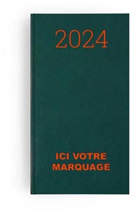 Agenda personnalisé 2024 emboite mini paris - 90 x 165 mm 3