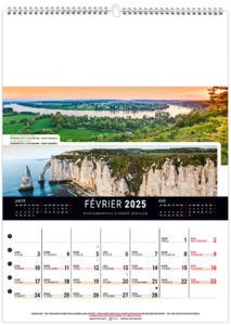 Calendrier mural france panoramique 2025 1