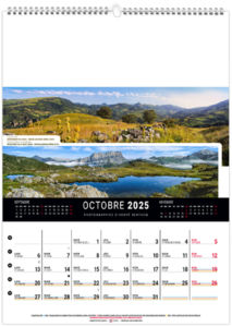 Calendrier mural france panoramique 2025 9