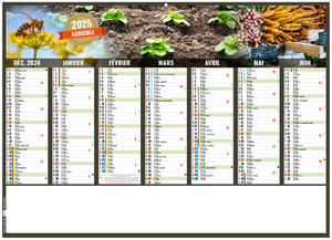 Calendrier personnalisable agriculture 2025 1