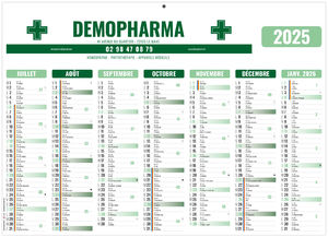 Calendrier personnalisable gameco pharma 2025 2