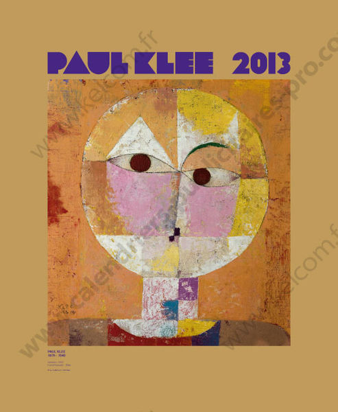 Calendrier publicitaire peintres, Impression Paul Klee