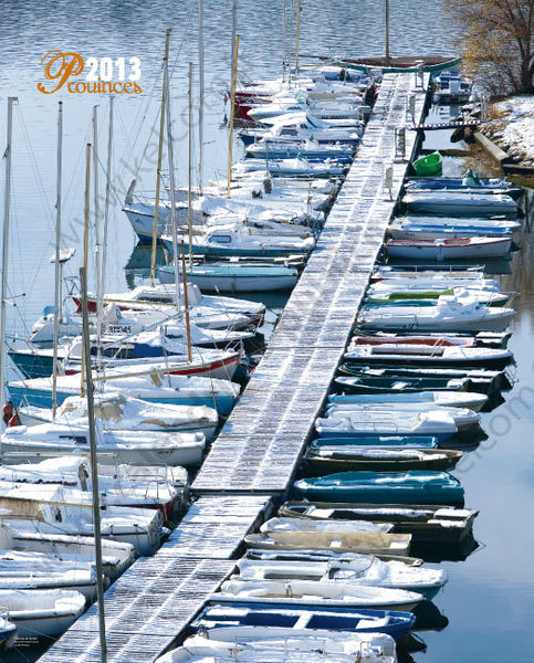 Calendrier publicitaire personnalisé paysage, Photos de Provinces