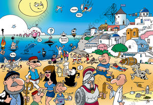 Calendrier publicitaire illustré humour, BD Humour 4