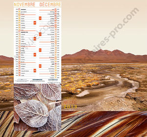 Calendrier publicitaire paysage, Natura 6