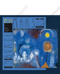 Calendrier publicitaire peintres, Impression Paul Klee 3