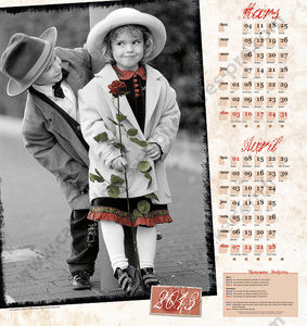 Calendrier publicitaire photographe, Clichés Kim Anderson 2