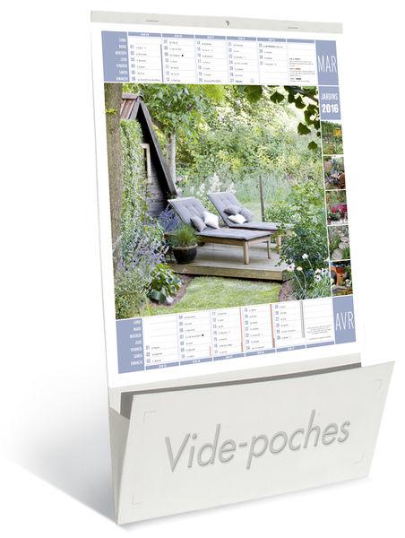 Calendriers publicitaires jardins vide poche, Gardens