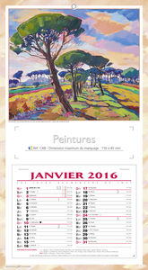 Bloc calendriers publicitaires peintures, Arti Peinture 2