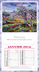Bloc calendriers publicitaires peintures, Arti Peinture