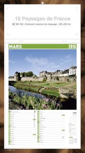 Bloc illustré publicitaire, Paysage de France 1