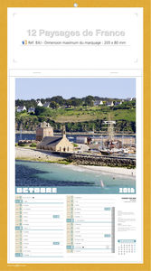 Bloc illustré publicitaire, Paysage de France 10