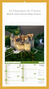 Bloc illustré publicitaire, Paysage de France 11