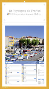 Bloc illustré publicitaire, Paysage de France 4