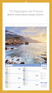 Bloc illustré publicitaire, Paysage de France 6