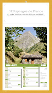 Bloc illustré publicitaire, Paysage de France 7