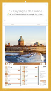 Bloc illustré publicitaire, Paysage de France 8