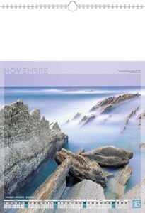 Calendrier illustré publicitaire,Lumières d'eau 11