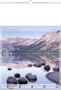 Calendrier illustré publicitaire,Lumières d'eau 12