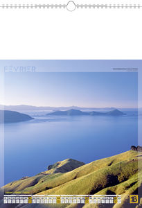 Calendrier illustré publicitaire,Lumières d'eau 2