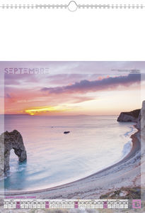 Calendrier illustré publicitaire,Lumières d'eau 9