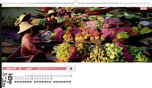 Calendrier publicitaire grand angle, Panorama 5