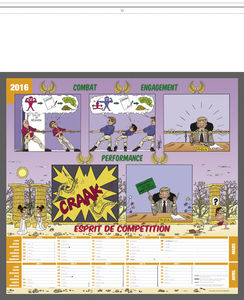 Calendrier publicitaire illustré humour,  Humour 1