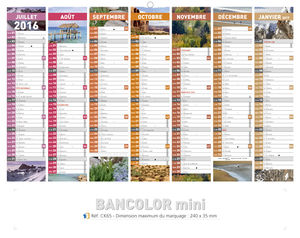 Calendrier publicitaire pas cher, Mini Clichés 1