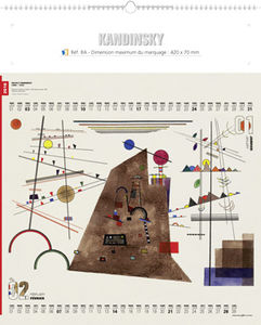 Calendrier publicitaire peintres, Impression Vassily Kendisky 1
