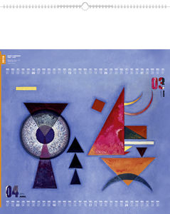 Calendrier publicitaire peintres, Impression Vassily Kendisky 2