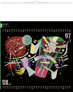 Calendrier publicitaire peintres, Impression Vassily Kendisky 4