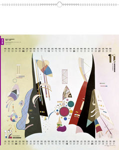 Calendrier publicitaire peintres, Impression Vassily Kendisky 6