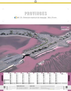 Calendrier publicitaire personnalisé paysage, Photos de Provinces 1