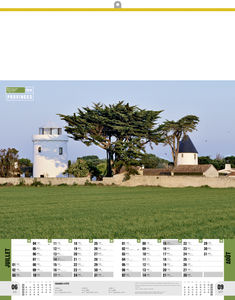 Calendrier publicitaire personnalisé paysage, Photos de Provinces 4