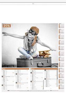 Calendrier publicitaire photographe, Enfants 1