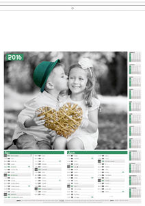 Calendrier publicitaire photographe, Enfants 2