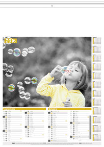 Calendrier publicitaire photographe, Enfants 4