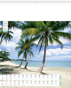 Calendrier publicitaire plage, Plages du monde 5