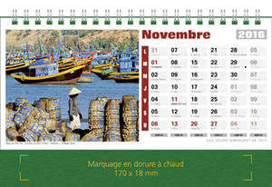 Calendriers chevalets publicitaires, Chevalet du Monde 11