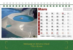 Calendriers chevalets publicitaires, Chevalet du Monde 3