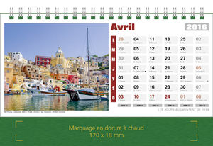 Calendriers chevalets publicitaires, Chevalet du Monde 4