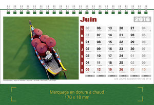 Calendriers chevalets publicitaires, Chevalet du Monde 6