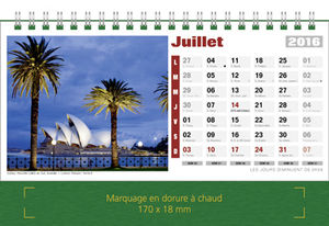 Calendriers chevalets publicitaires, Chevalet du Monde 7