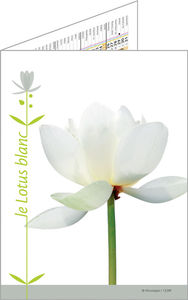Calendriers de poches publicitaires fleurs, Floralis 1