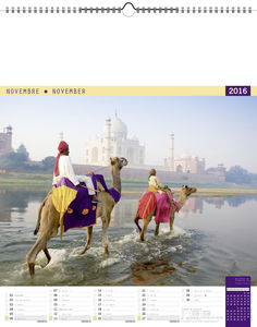 Calendriers illustrés publicitaires, Autour du Monde 11