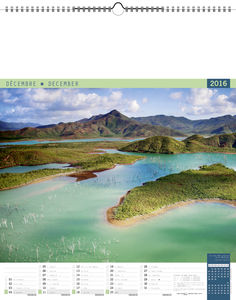 Calendriers illustrés publicitaires, Autour du Monde 12