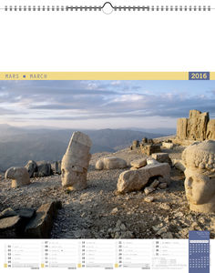 Calendriers illustrés publicitaires, Autour du Monde 3